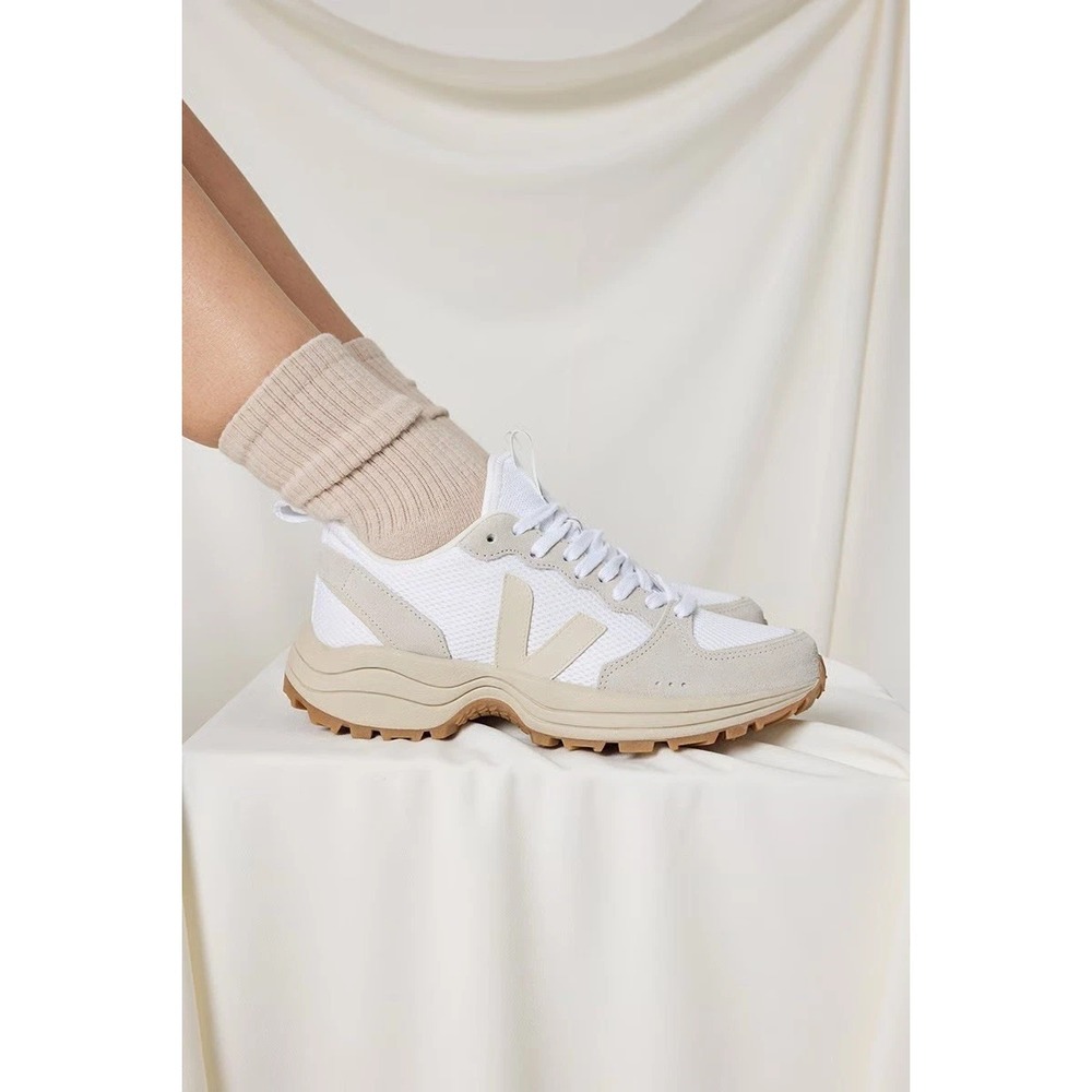 Veja Venturi Alveomesh Womens Sz 10 Sneaker Shoes Running White Pierre Natural - Picture 4 of 5